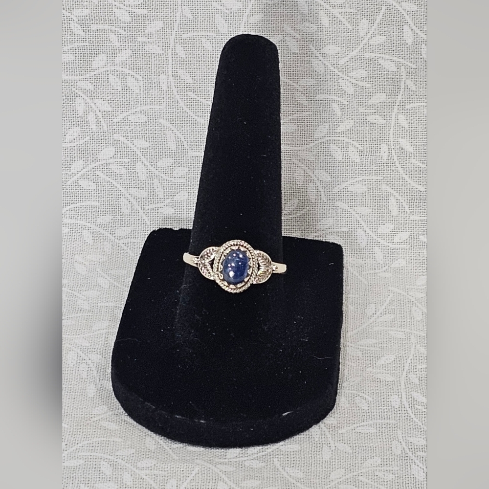 Sterling Silver Kyanite Gemstone Ring 7